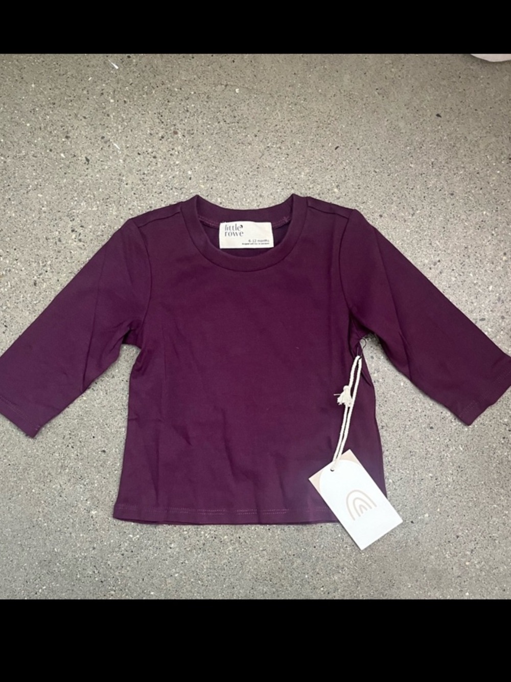 NWT Little Rowe Silas Long Sleeve Tee